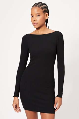 Vestido-camisola - Preto