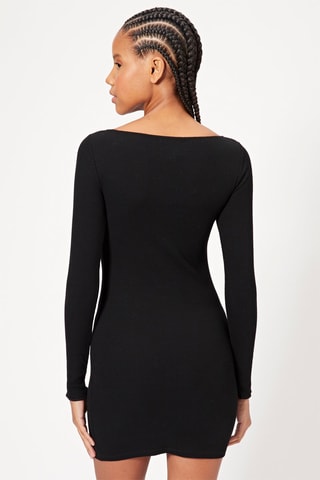 Vestido-camisola - Preto