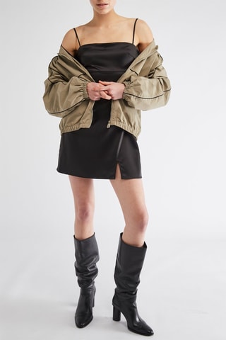 Vestido justo - Preto