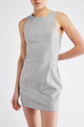 Vestido justo - Cinzento