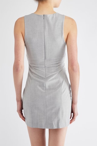 Vestido justo - Cinzento