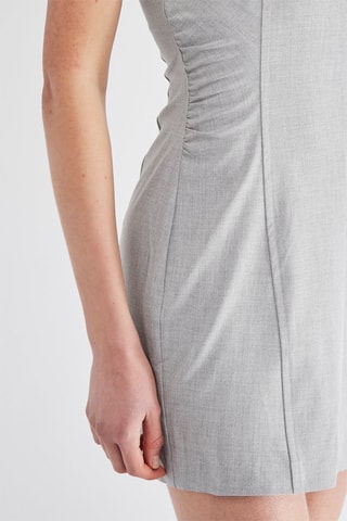 Vestido justo - Cinzento