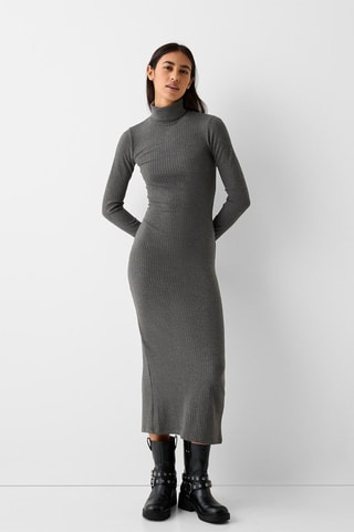 Vestido comprido - Cinzento