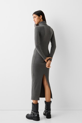 Vestido comprido - Cinzento