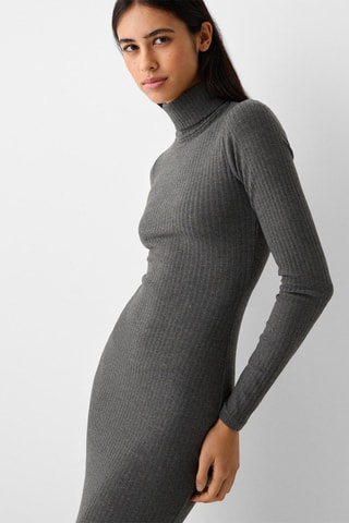 Vestido comprido - Cinzento