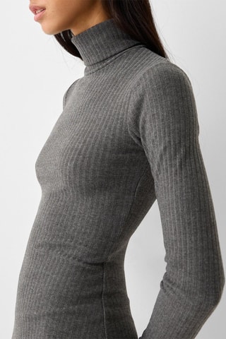 Vestido comprido - Cinzento