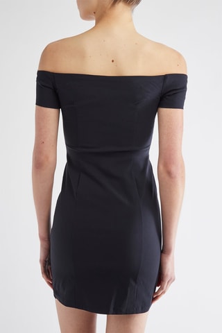 Vestido justo - Azul-marinho