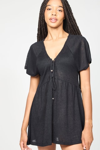 Vestido trapézio - Preto