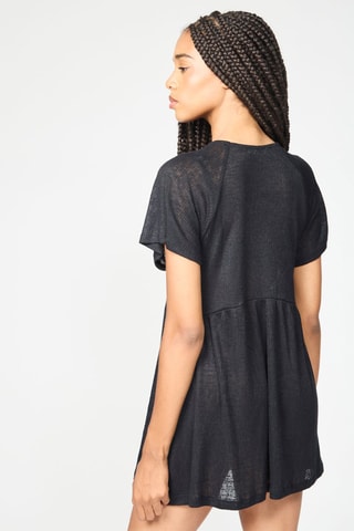 Vestido trapézio - Preto