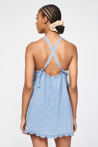 Vestido estilo patinadora - Azul