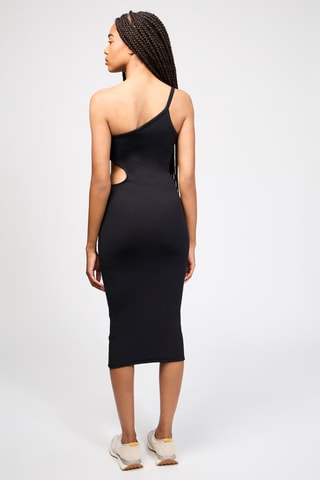 Vestido assimétrico - Preto