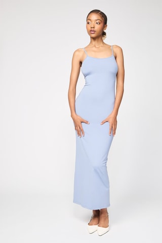 Vestido justo - Azul-celeste