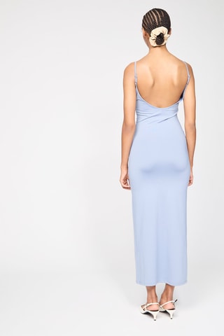 Vestido justo - Azul-celeste