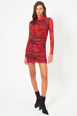 Vestido curto - Vermelho