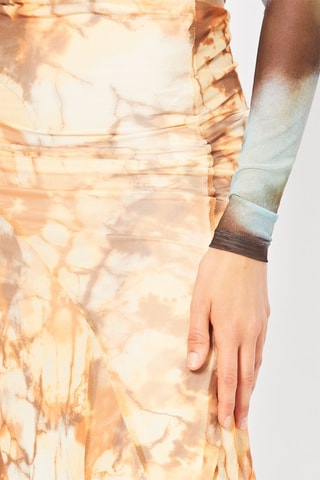 Vestido curto - Bege