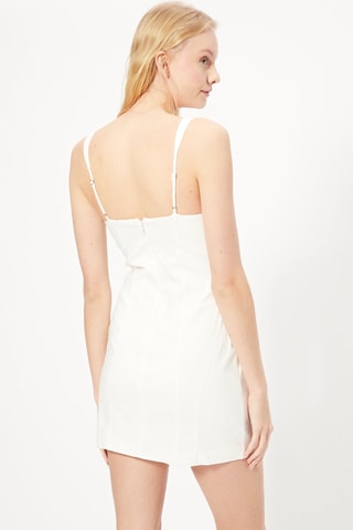 Vestido justo Cru