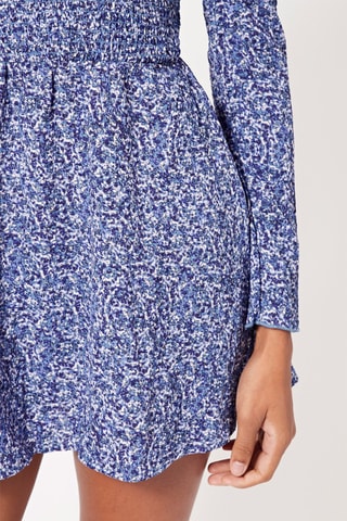 Vestido estilo patinadora - Azul-cobalto