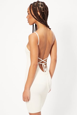 Vestido justo Branco