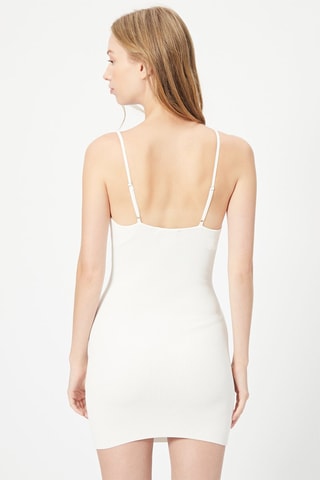 Vestido justo Branco