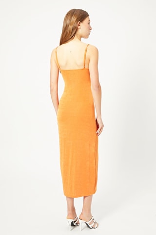 Vestido midi - Laranja