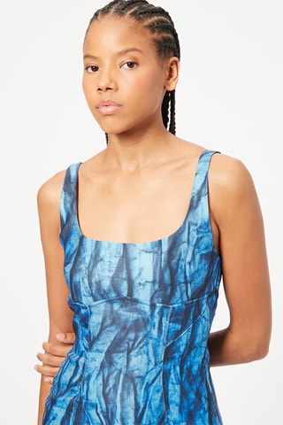 Vestido comprido - Azul