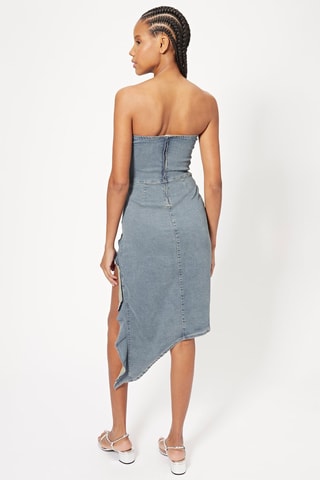 Vestido caicai de ganga - Azul