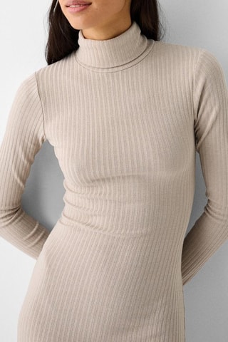 Vestido-camisola - Bege
