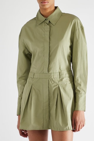 Vestido-camisa - Caqui