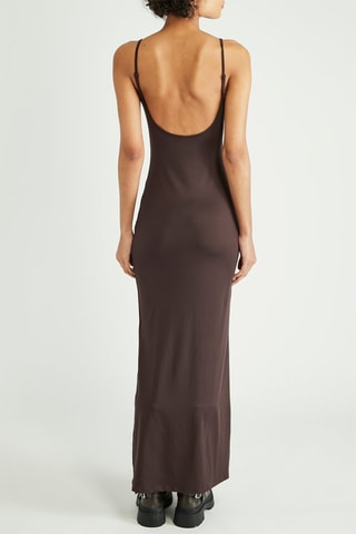 Vestido comprido - Castanho