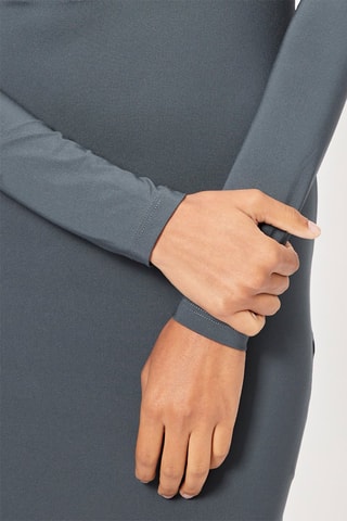 Vestido justo - Cinzento-escuro
