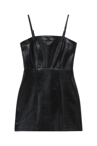Vestido direito - Preto