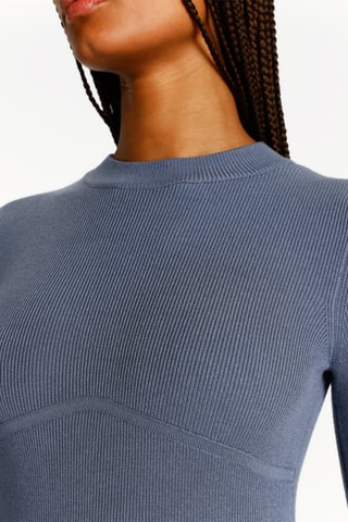 Vestido justo - Azul