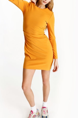 Vestido curto - Laranja