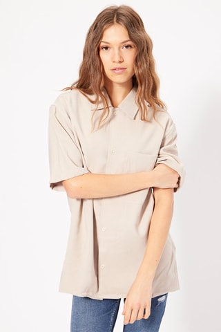 Camisa relax - Bege