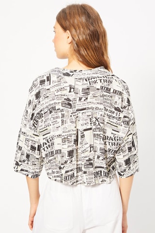 Camisa curta - Preto