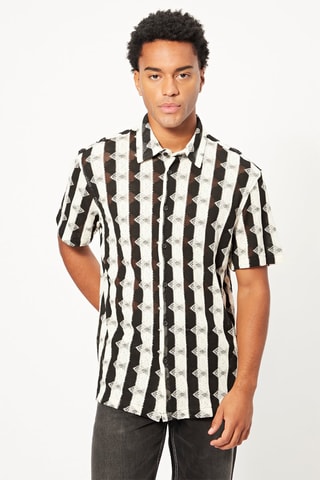 Camisa - Branco e preto