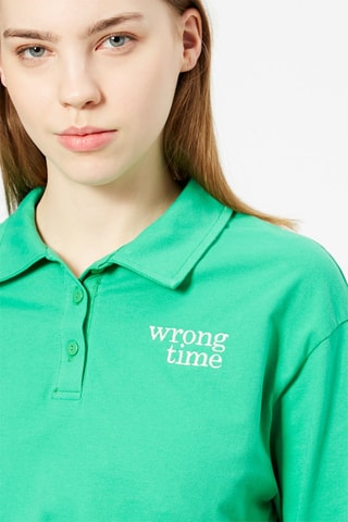 Polo curto Verde