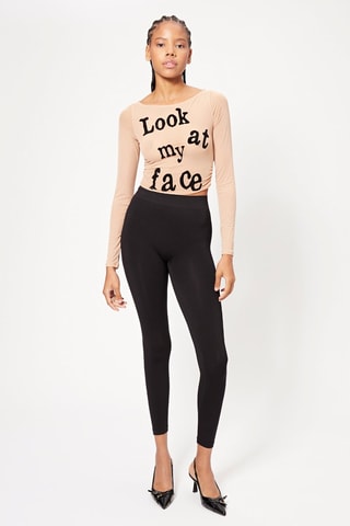 Leggings de cintura alta - Preto