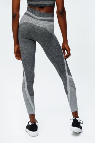 Leggings de cintura subida - Cinzento