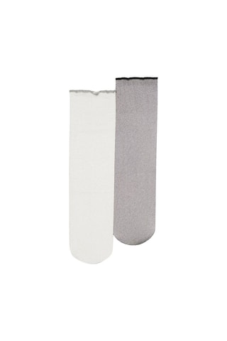 2 paires de chaussettes - Gris et noir