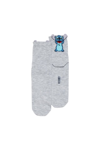 Meias Stitch Lilo e Stitch Disney - Cinzento