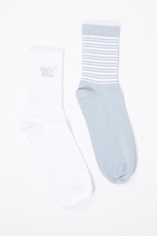 2 pares de meias - Branco