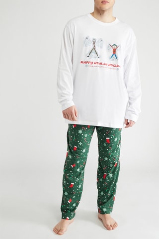 Pijama Rick e Morty - Branco e verde