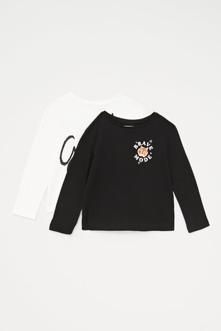 2 t-shirts - Preto e branco