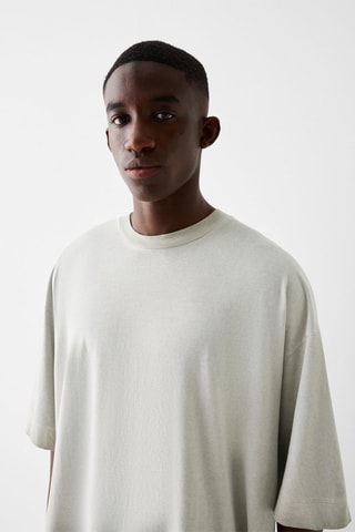 T-shirt oversize - Cinzento