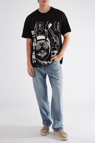 T-shirt oversize - Preto