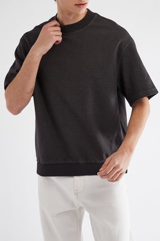T-shirt oversize - Preto