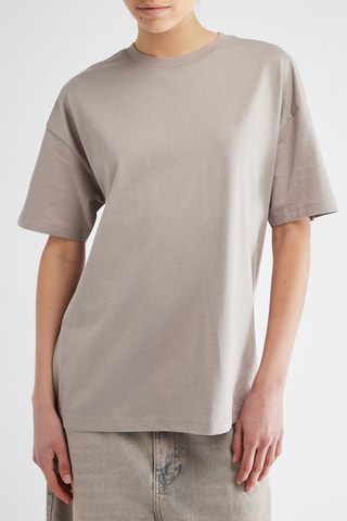 T-shirt oversize - Cinzento