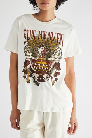 T-shirt oversize - Branco