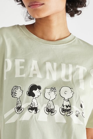T-shirt Snoopy e os amigos - Verde